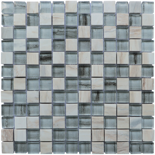 Hochwertiges quadratisches Stein-Glasmosaik